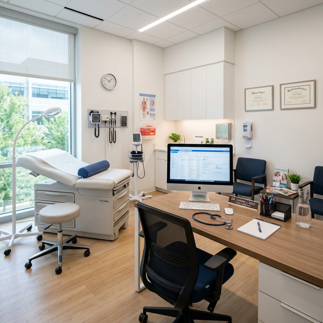 Instalaciones del consultorio médico